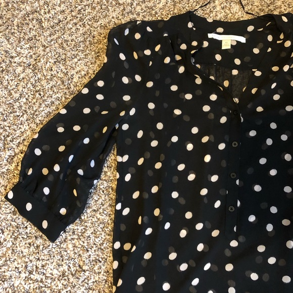 LC sheer high low blouse - Picture 5 of 5